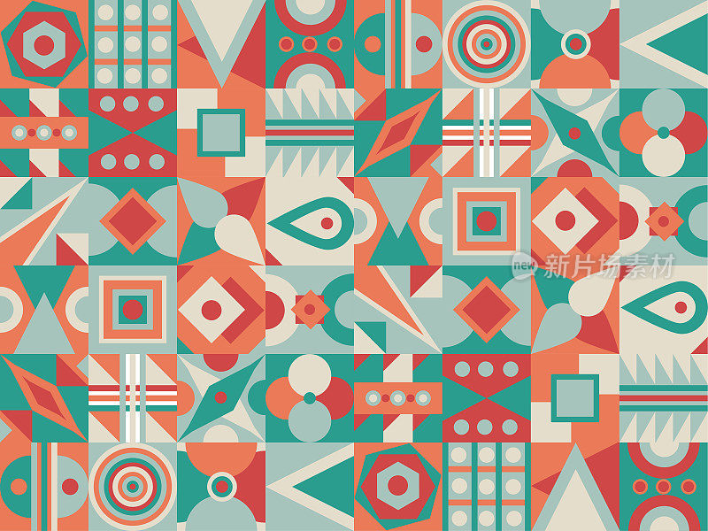 Geometric graphic design covers